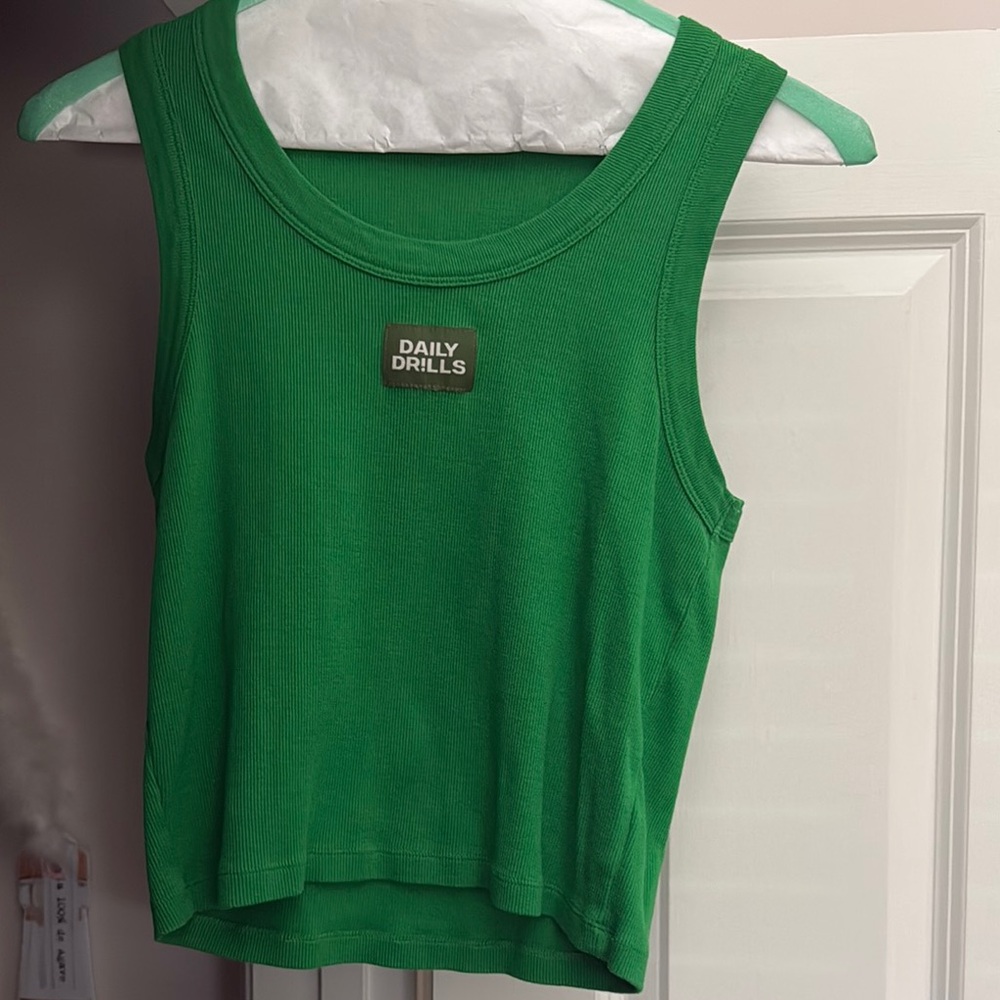 Daily Drills Green Tank Top